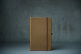 mini defter koyu kahve