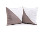 Wales Decorative Pillow White and Grey