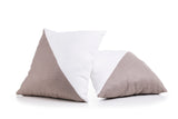 Wales Decorative Pillow White and Grey