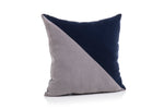 Wales Decorative Pillow Dark Blue and Grey