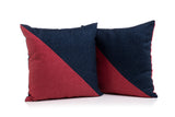 Wales Decorative Pillow Blue and Red