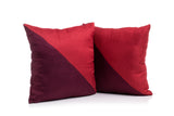 Wales Decorative Pillow Burgundy and Red