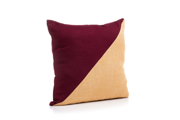 Wales Decorative Pillow Mustard and Red