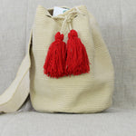 Two Thread L Wayuu Bag U50 Red